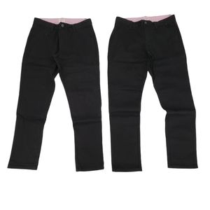 NWT Cat & Jack Girls School Uniform Pants Size 12 Plus - Two Pack Ebony